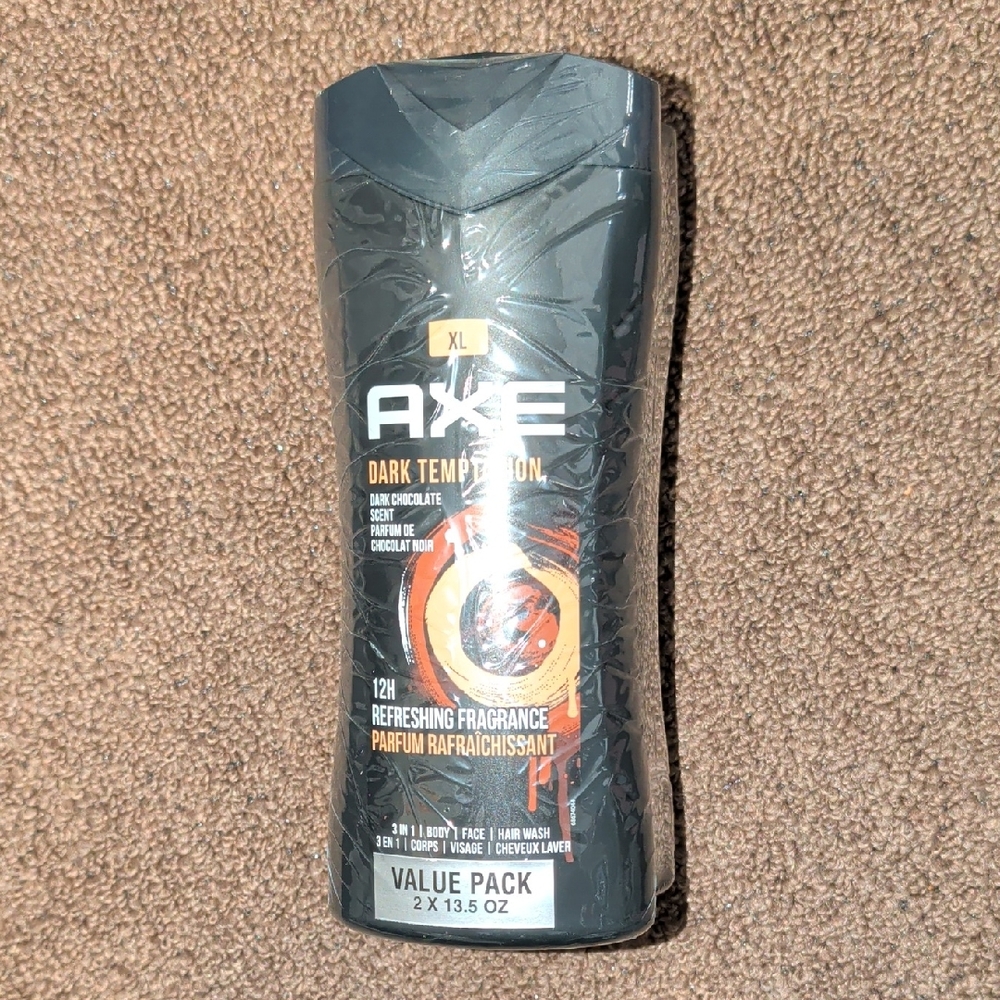 New Axe Dark Temptation Body Wash XL 2 Pack